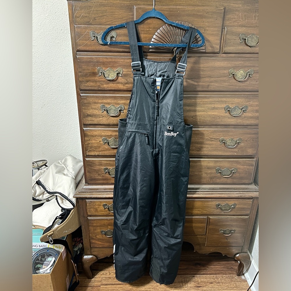 BenBoy Black Snow Bib Overalls